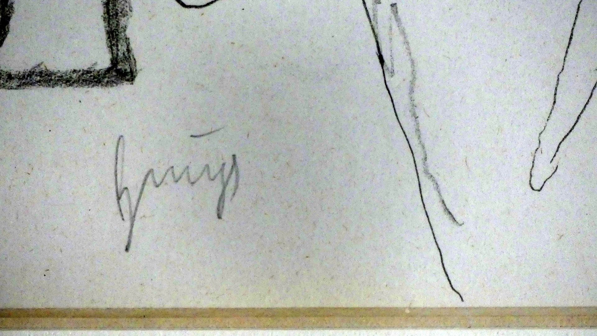 JOSEPH BEUYS (1921 Krefeld - Düsseldorf 1986), Zeichnung zu "Codices, - Image 2 of 3
