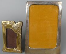 2 Bilderrahmen, Sterling Silber, ca. 15 x 9,5; 9,5 x 5,5 cm