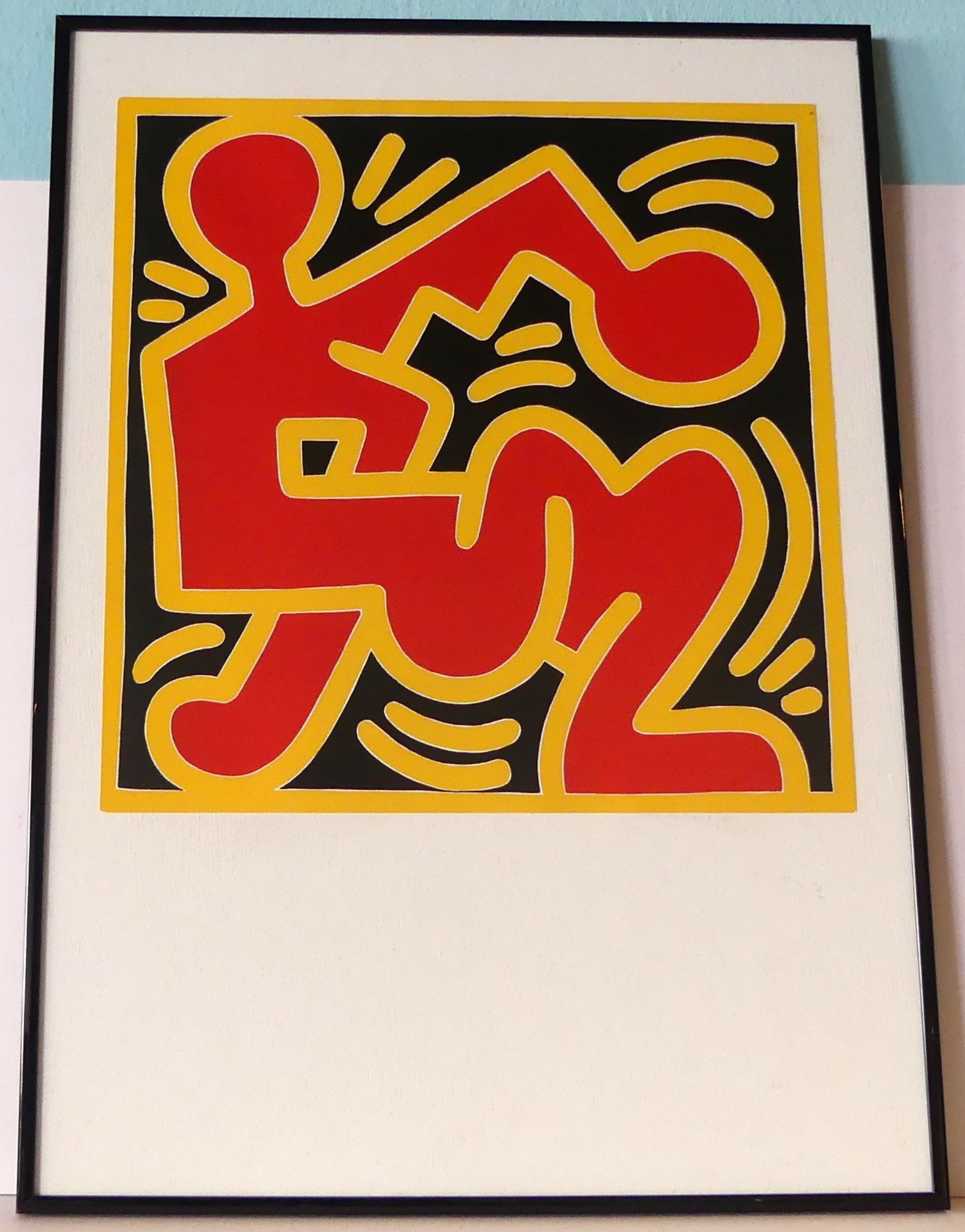 KEITH HARING (1958 - 1990), "Two People II", Farboffsetlithographie,