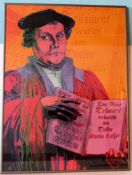 HANS-JÜRGEN KUHL (1941 Dattenfeld), "Martin Luther" (orange),