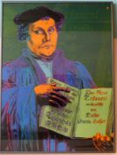 HANS-JÜRGEN KUHL (1941 Dattenfeld), "Martin Luther" (grün),