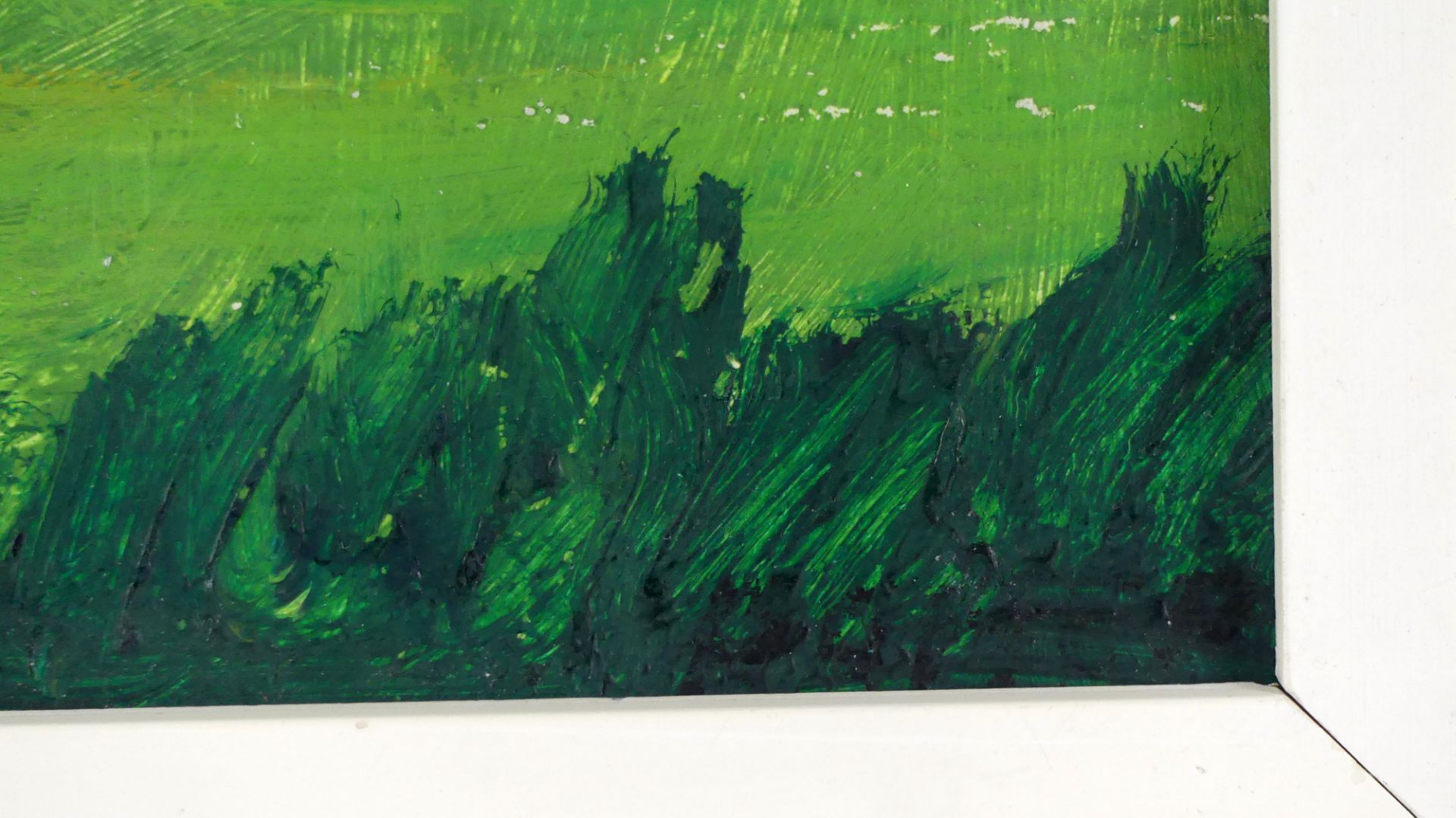 HEINZ POREP (1888 - 1973), "Blühende Bäumen in Frühlingslandschaft", - Bild 3 aus 4