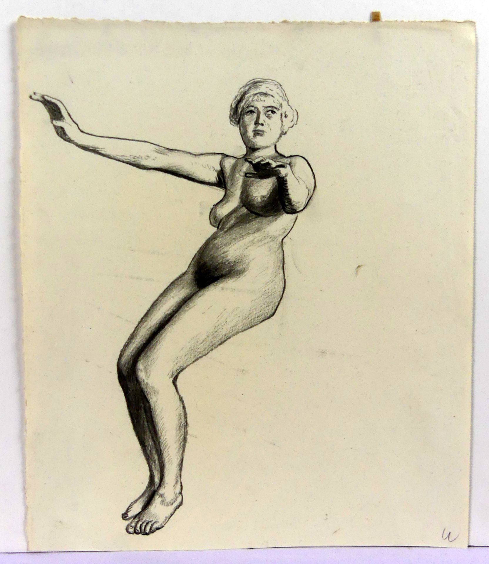 PROF. EUGEN URBAN (1868-1929), Bleistift Zeichnung,