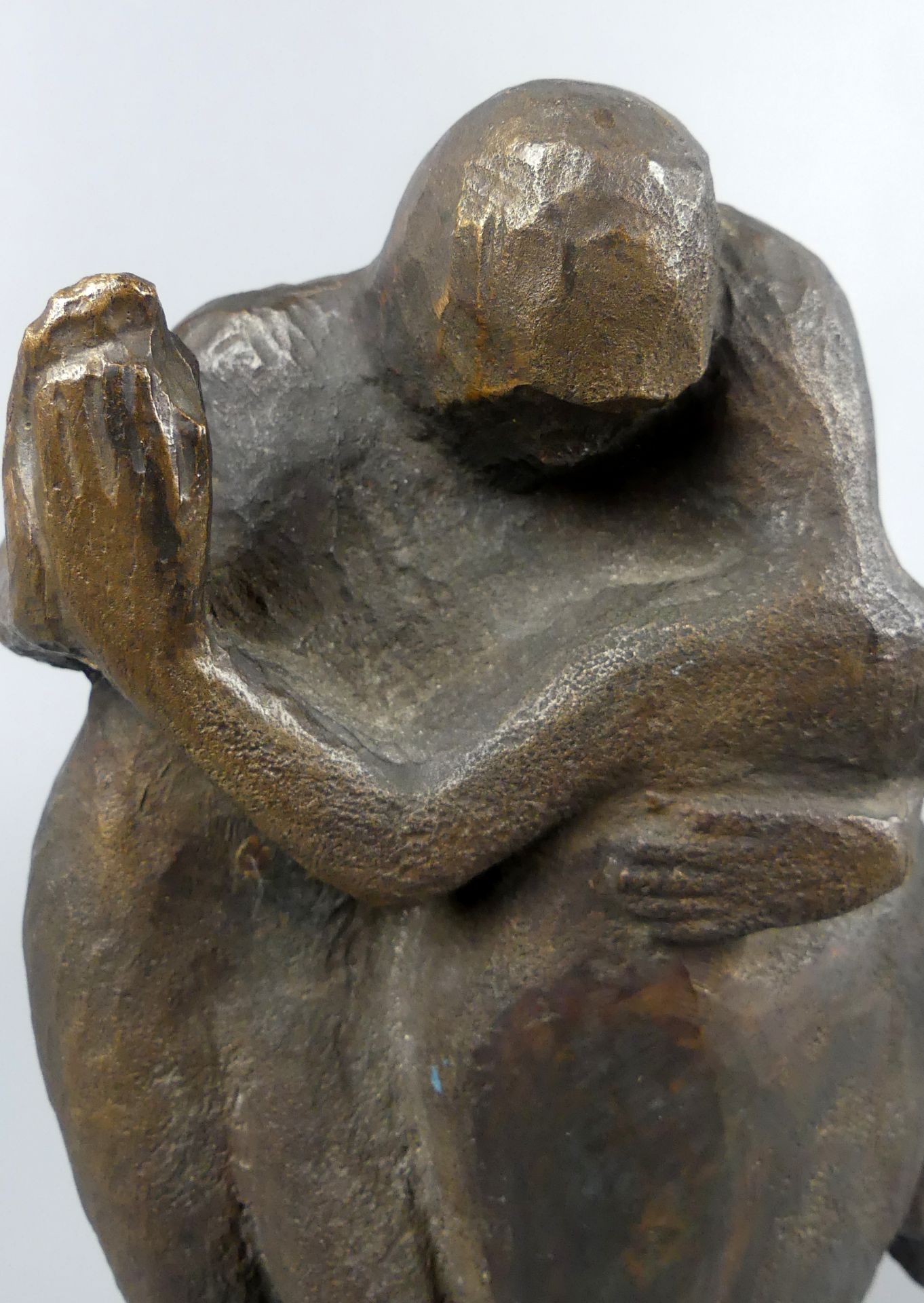 IRENE MÜLLER, Bronze, 12/15, sig. an der Unterseite, H. ca. 32 cm - Image 3 of 4