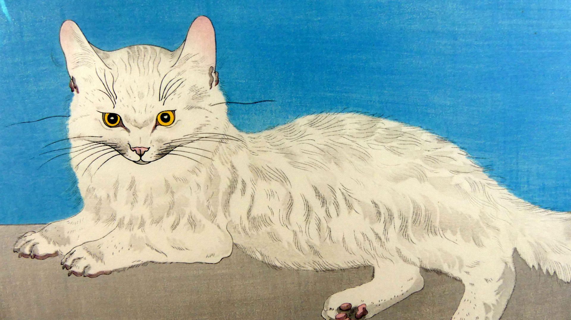 LÈONARD TSUGUHARU FOUJITA (1886-1968), "Katze", - Image 4 of 4