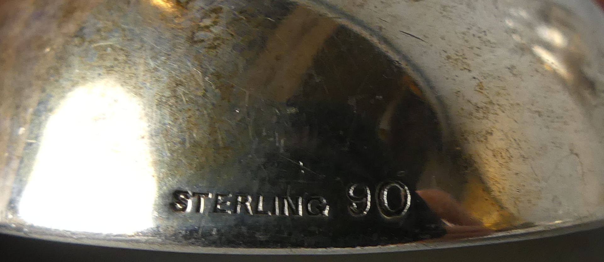 Marmeladen-/Zuckerglas mit Silberauflage, 925er Sterling Deckel, - Bild 2 aus 2