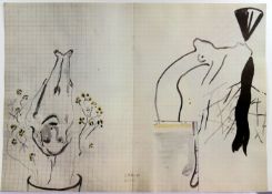 SIGMAR POLKE (1941-2010), "Blumentopf", 4-farbiger Offsetdruck,