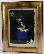 "Abstrakt", Öl/L, u.re.sig. MARINO, u.li.dat. 1966, gerahmt, ca. 20 x 15 cm