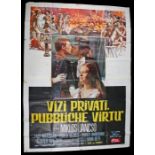 Vizi Privati, Pubbliche Virtu (Private Vices, Public Pleasures) (1976), Italian Fogli poster,