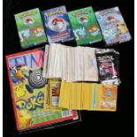 Extensive collection of 1999-2000 Pokemon cards, including Pikachu 58/102, five Charmander 46/102,