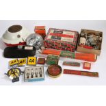 Collection of automobilia advertising, to include Lucas bulbs, Lucas contact set, Holt's Gun Gun,