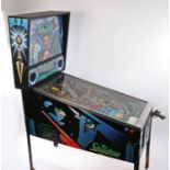The Shadow Pinball machine, Bally circa 1994, Midway Manufacturing Company, Illinois USA, with the