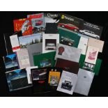 Automobilia, to include a BMA car badge, a Lamborghini 1999 invitation to Frankfurt, boxed RAC