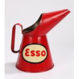 Esso Half Gallon oil jug can, in red with Esso logo