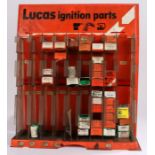 Lucas ignition parts dispensing rack, in plastic, still with some new old stock