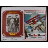 Doc and The Red Baron, Duel British Quad poster, (1971) starring Stacy Keach, Faye Dunaway, Harris