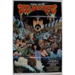 Frank Zappa 200 Motels (1971) One Sheet poster, folded