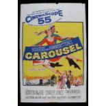 Rodgers and Hammerstein's Carousel (1956) One Sheet poster, starring Gordon MacRae and Shirley