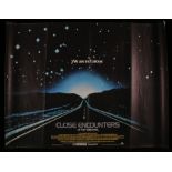 Close Encounters of the Third Kind (1977) British Quad poster, starring Richard Dreyfuss, Columbia