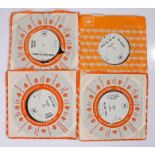 4 x 1960's Pop 7" singles. The Arbors - Valley Of The Dolls ( 3221 ). The Candy Choir / The Alyn