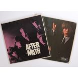 2 x Rolling Stones LPs. No. 2 ( LK 4661 ). Aftermath ( LK 4786 ).