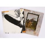 2 x Led Zeppelin LPs. Led Zeppelin ( ATL40031 ), Portuguese reissue. Untitled ( ATL50008 ), German