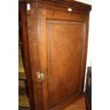 George III hanging corner cabinet, 71cm wide