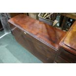 19th Century mahogany drop leaf table, with a rectangular top and two drop leaves