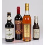 Jules Dumas Cognac, 70cl, 40%, together with Greene King Royal Wedding 1981, Duchy Organic Ale and