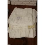 Collection of linen and lace christening gowns (qty)