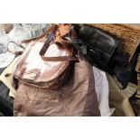 Burberry overcoat, collection of handbags (qty)