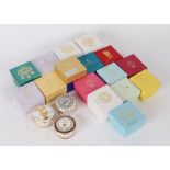 Quantity of mostly The Royal Collection Trust bone china trinket boxes, some with original boxes (