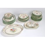 Copeland Spode Chinese Rose service, to include dinner and tea services (qty)