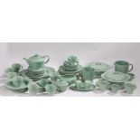 Woods Ware Beryl pattern dinner and tea wares, to include teapot, tureen and cover, sugar bowl,