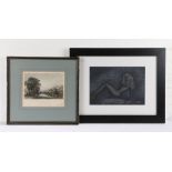 Collection of pictures, to include a print after Richard Dadd, prints, watercolour by Jo Barnard,