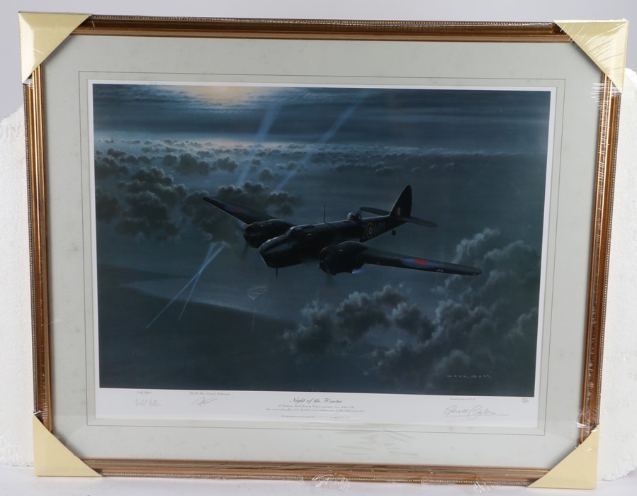 Gerald Coulson, pencil signed limited edition print, 'Night of the Hunter', numbered 337/850, housed