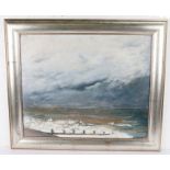 Wheatley (20th Century British school) Waves and Beach, 55cm x 45cm