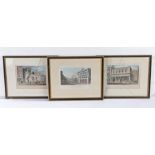 Quantity of 19th Century and later prints, to include views of Pall Mall and the Banqueting House,