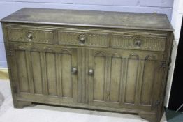 Early 20th Century Art Nouveau style sideboard, the top with a moulded frieze on a rectangular