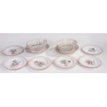 Quantity of K&G Luneville plates, to include two oval platters, six plates and two baskets, each