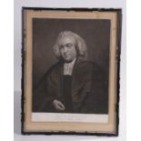 After Sir Joshua Reynolds, 19th Century portrait print depicting Joseph Warton, D.D, Master of