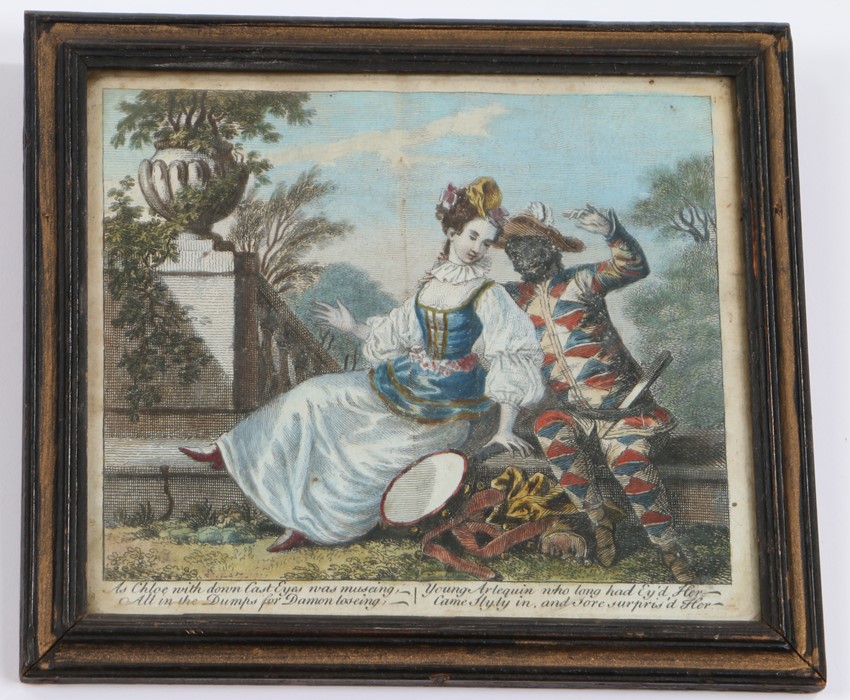 Collection of prints, to include a portrait of Edward Lord Monta, 18th Century example, a hand - Image 3 of 4