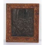 After Guglielmo della Porta (circa 1500-1577 ) a pictorial iron panel, The entombment of Christ,