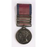 Military General Service Medal with clasps 'Vittoria', 'St. Sebastien', 'Orthes', 'Toulouse', (J.