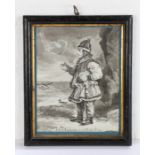 19th Century school, the watercolour picture of a Laplander titled 'A shore Laplander in his