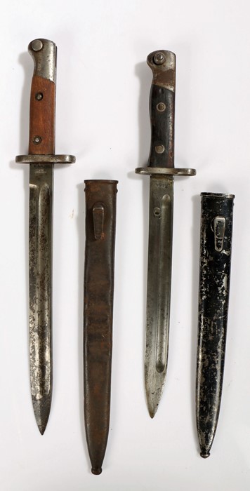 Siamese Type 45 (1903) Knife Bayonet for use on the 8 mm Siamese Mauser Type 45 rifle, Siamese