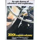 2001: A Space Odyssey (1968) - British Quad film poster, directed by Stanley Kubrick, later print,