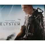 Elysium (2013) - British Quad film poster, starring Matt Damon, Jodie Foster and Alice Braga,