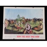 How The West Was Won (1962) - American lobby card, starring James Stewart, John Wayne, and Gregory