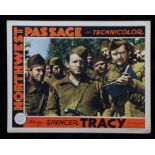 Northwest Passage (1940) - American lobby card, starring Spencer Tracy, Robert Young, and Walter